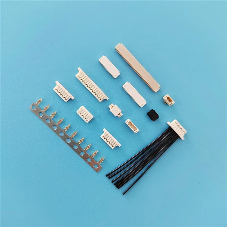 Alternatives JST SUHR-02V/03V/04V/05V/06V/07V/08V/09V/10V/12V/14V/16V/18V/20V-S 0.80mm ,IDC Housing,Gold,smallest Connecto